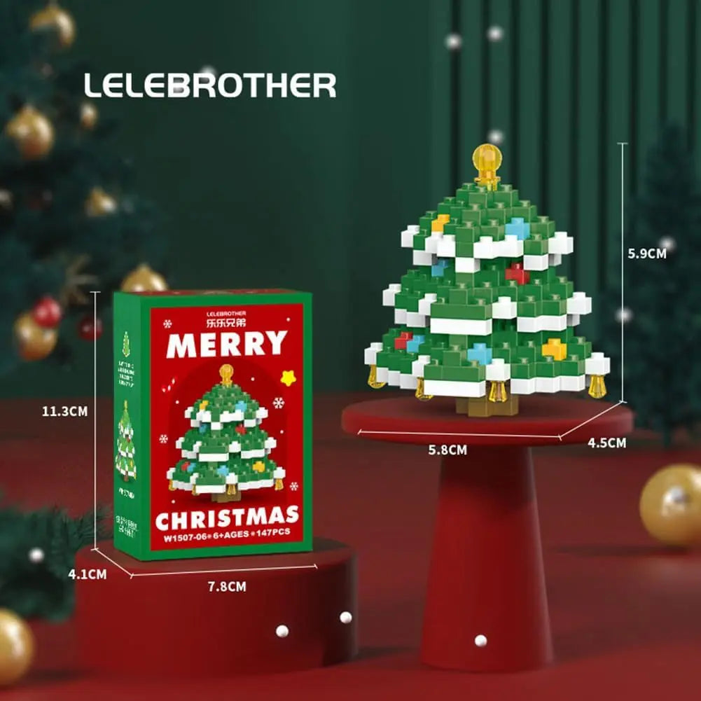 Set de Bloques Navideños 3D para Armar y Coleccionar