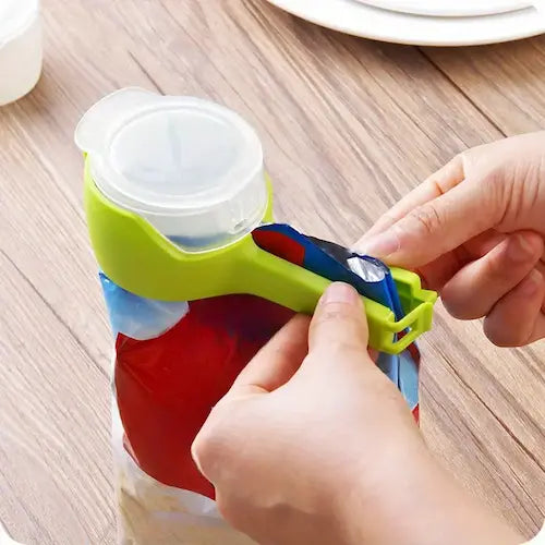 CLIPPOUR™- Manten tus Alimentos Frescos y la Cocina Organizada