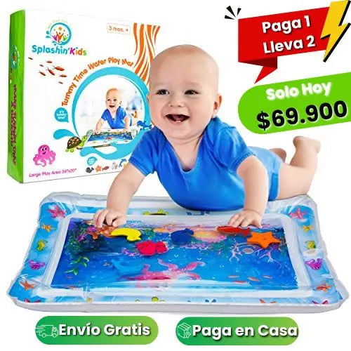 Tapete Sensorial Inflable para Bebés-Splashin’Kids™
