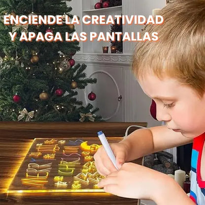 Pizarra Neon Interactiva