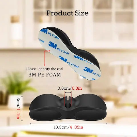 CABLELOCK™- Pack x 5 Organizadores Adeshivos de Cables