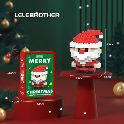 Set de Bloques Navideños 3D para Armar y Coleccionar