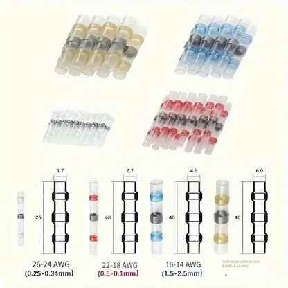 Conectores Termoretractiles con Soldadura x 200 UNID