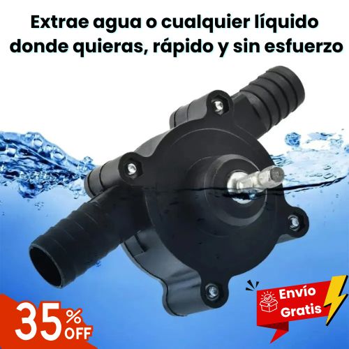 AQUADRILL™ – Bomba de Agua Portátil para Taladro