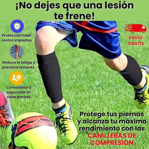 Canilleras de Compresion Premium - Active PRO™