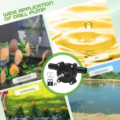 AQUADRILL™ – Bomba de Agua Portátil para Taladro