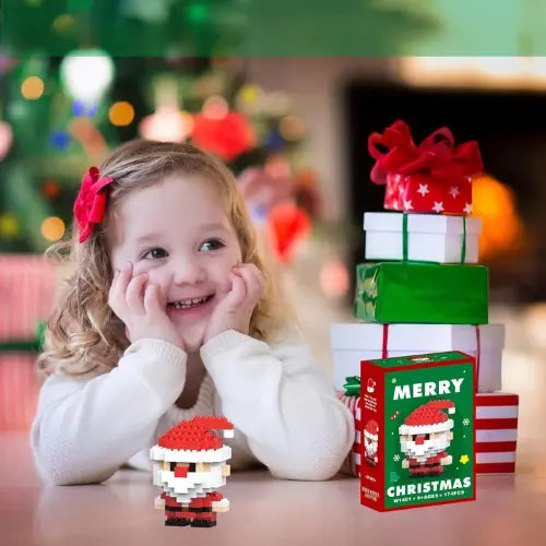 Set de Bloques Navideños 3D para Armar y Coleccionar