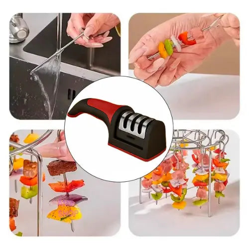 Parrilla para Air Fryer ➕ Afilador de Cuchillos