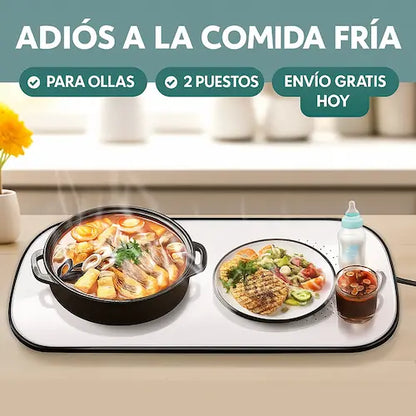 Bandeja Eléctrica que Mantiene tu Comida Caliente