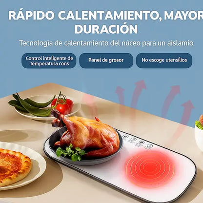 Bandeja Eléctrica que Mantiene tu Comida Caliente