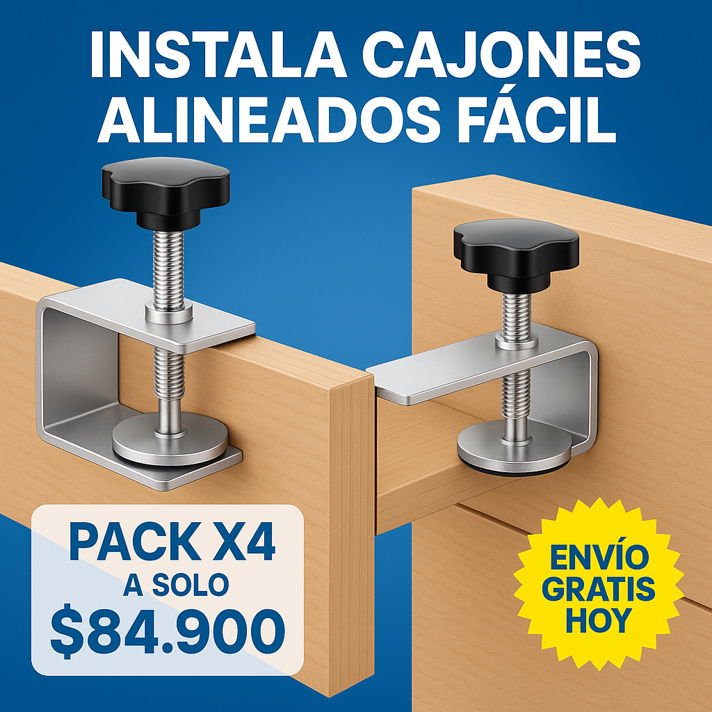 LOCKFAST™- Abrazaderas Rápidas para Muebles (x4)