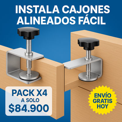 LOCKFAST™- Abrazaderas Rápidas para Muebles (x4)
