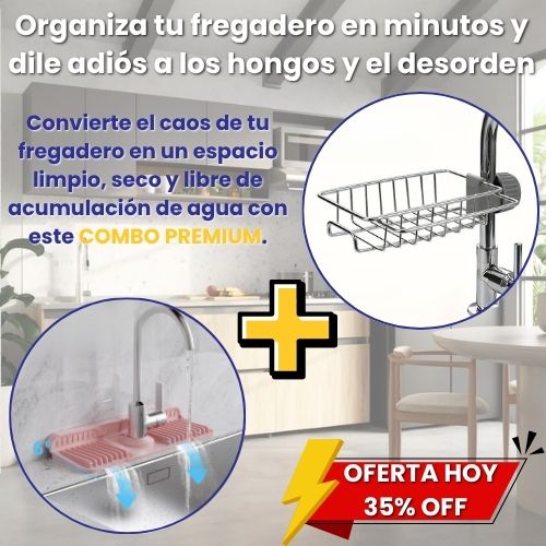 COMBO PREMIUM: Bandeja de acero inoxidable ➕ Tapete Silicona