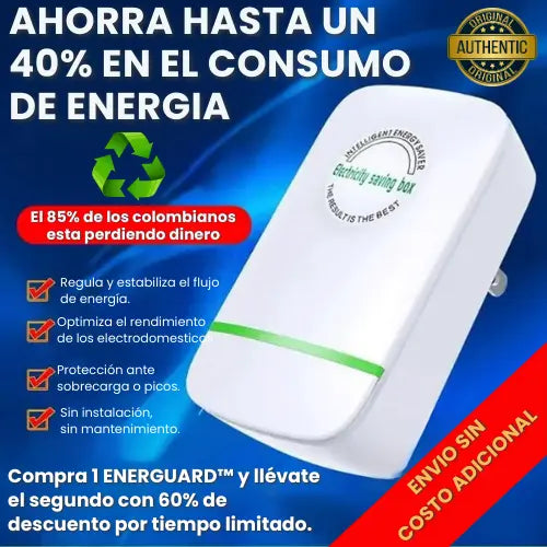 Ahorrador Inteligente de Energía | ENERGUARD™