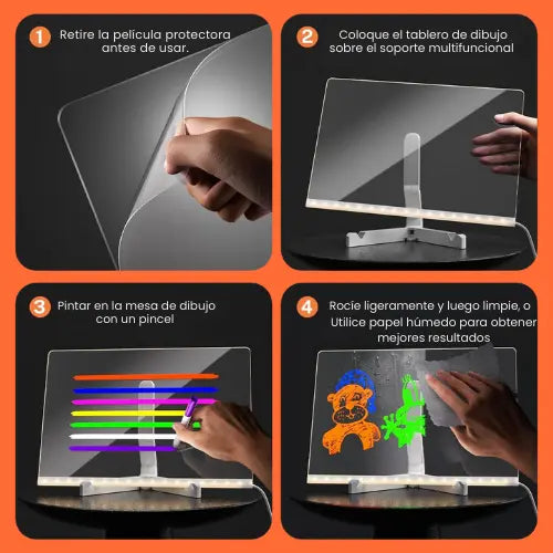 Pizarra Neon Interactiva