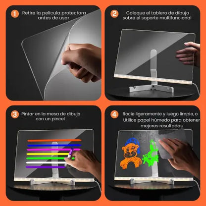 Pizarra Neon Interactiva