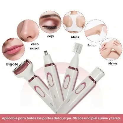 Depiladora Inalambrica 4 en 1 (Recargable)