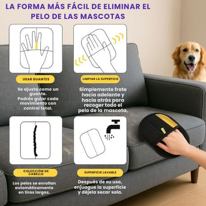 PELOFF™- Guante Inteligente para Pelo de Mascotas