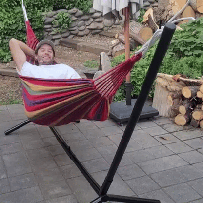 Hamaca + Soporte Metálico + Estuche Premium