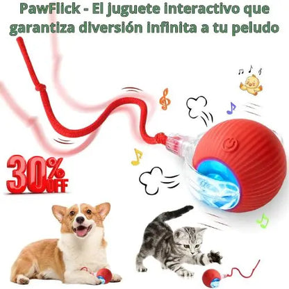 PawFlick™- Pelota Inteligente con Sensor y Musica