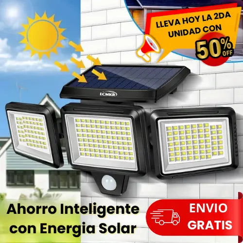 SOLARGUARD™ – Reflector Solar con Sensor de Movimiento