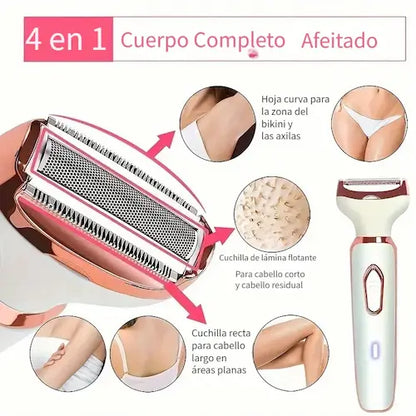 Depiladora Inalambrica 4 en 1 (Recargable)
