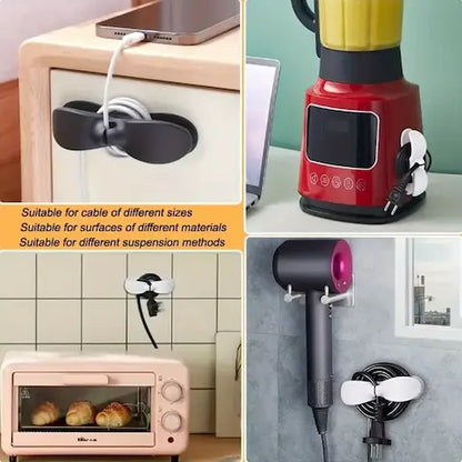 CABLELOCK™- Pack x 5 Organizadores Adeshivos de Cables