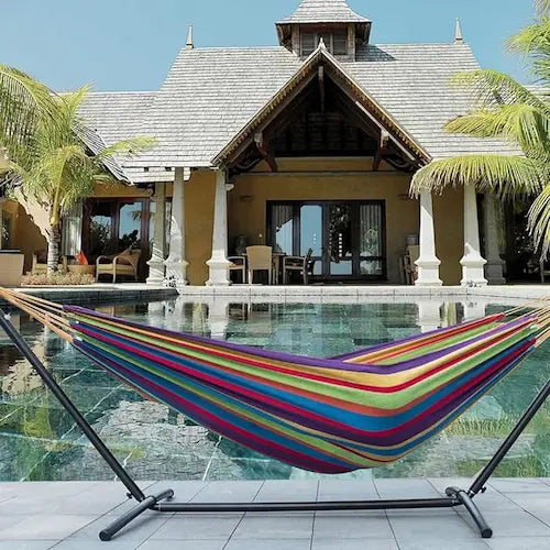 Hamaca + Soporte Metálico + Estuche Premium